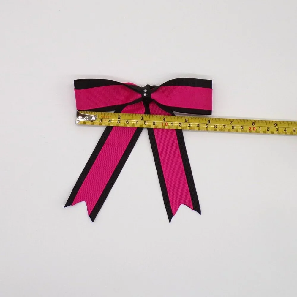 Cheer Hair Bow Lot Of 6 Girls Ribbon Bows Holiday Pageant Dance 7